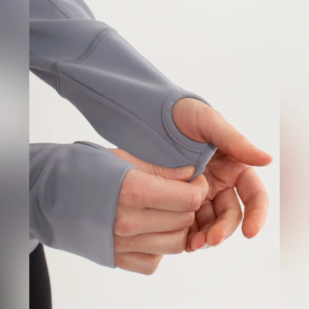 Lululemon In Stride Jacket, Fossil / Wee Are From Space Coal Fossil, Size 4 - Picture 3 of 12